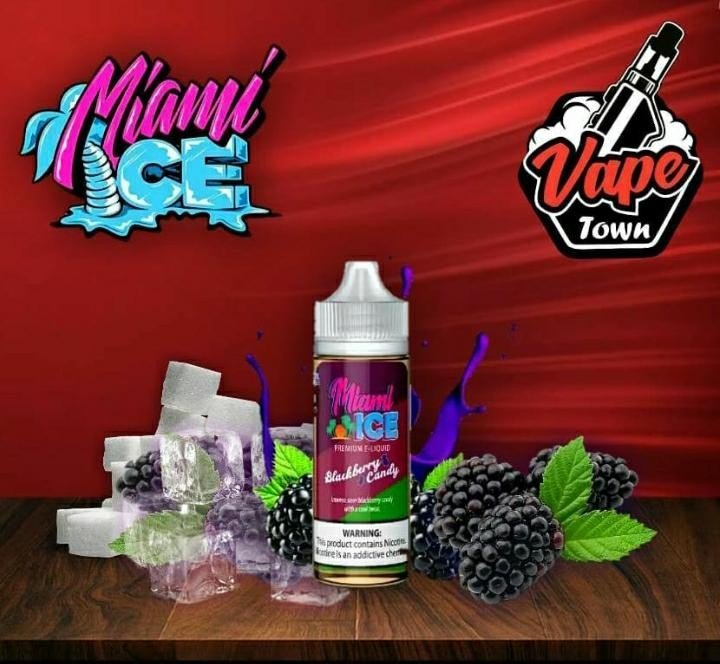 Miami Ice - Blackberry Candy - 120mL