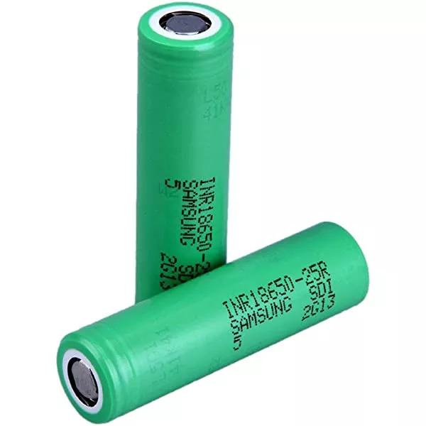 BATERÍAS SAMSUNG 25R 18650 2500MAH – 2 UNIDADES