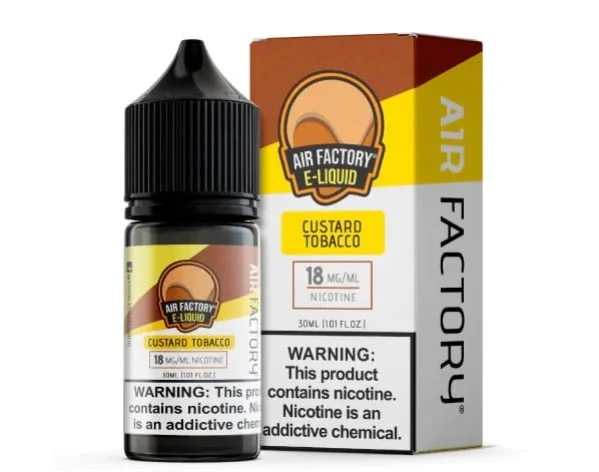AIR FACTORY CUSTARD TOBACCO SALT 30ML E-JUICE