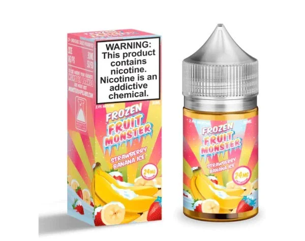 FROZEN FRUIT MONSTER STRAWBERRY BANANA SALT 30ML E-JUICE