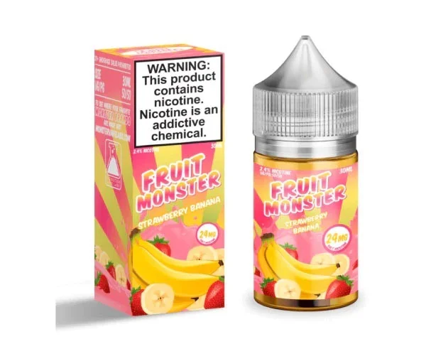 FRUIT MONSTER STRAWBERRY BANANA SALT 30ML E-JUICE
