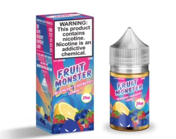 FRUIT MONSTER BLUEBERRY RASPBERRY LEMON SALT 30ML E-JUICE