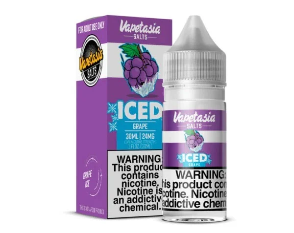 VAPETASIA KILLER FRUITS ICED GRAPE SALTS 30ML E-JUICE