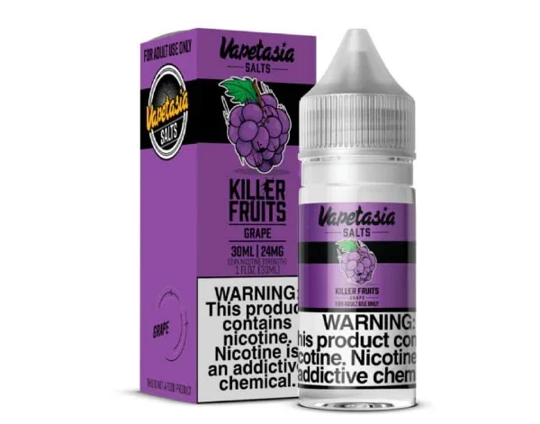 VAPETASIA KILLER FRUITS GRAPE SALTS 30ML E-JUICE