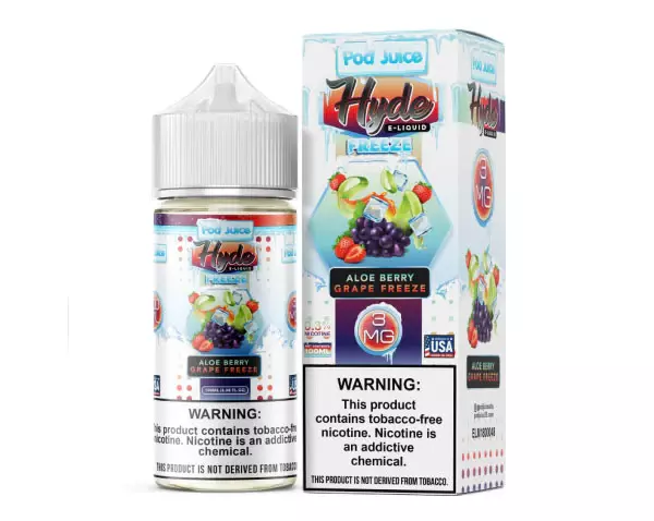 ALOE BERRY GRAPE FREEZE HYDE X POD JUICE 100ML