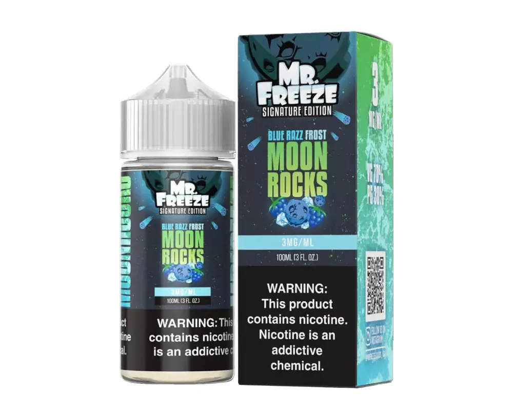 MR FREEZE MOON ROCKS BLUE RAZZ FROST 100ML