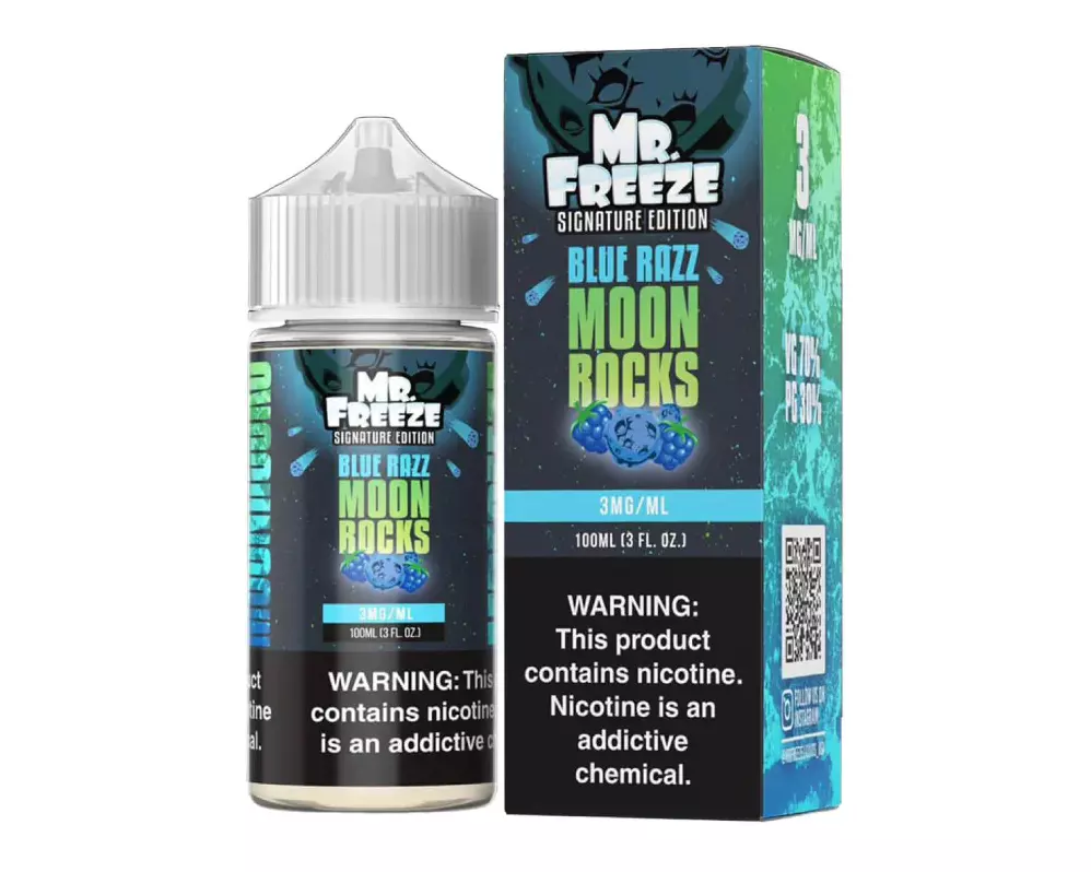 MR FREEZE MOON ROCKS BLUE RAZZ 100ML