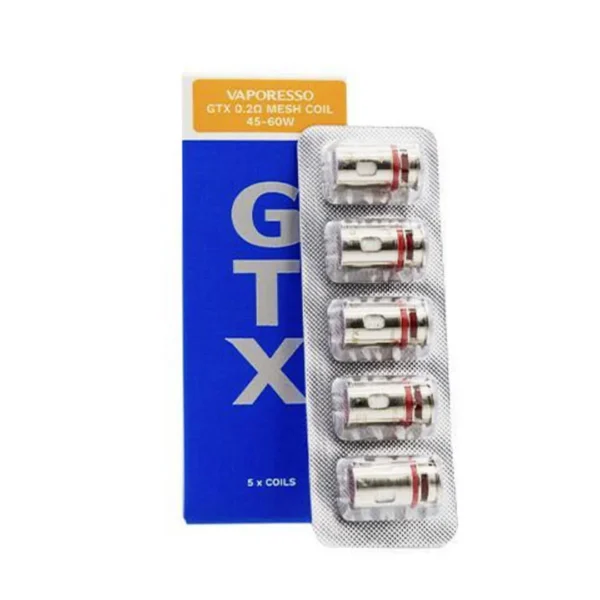 VAPORESSO GTX RESISTENCIA 5 PACK