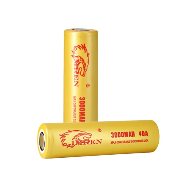 BATERÍAS IMREN IMR 18650 (3000MAH) – 2 UNIDADES
