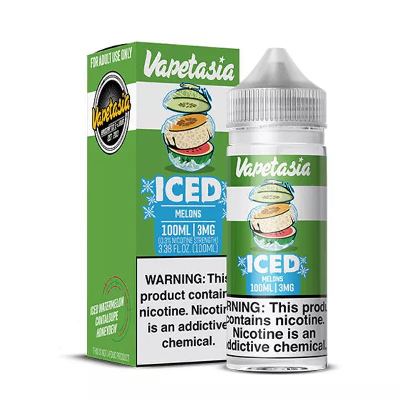 VAPETASIA ICED MELONS 100ML