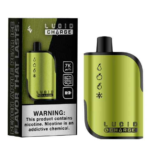 LUCID CHARGE 7.000 Puff PEACH APPLE PEAR ICE