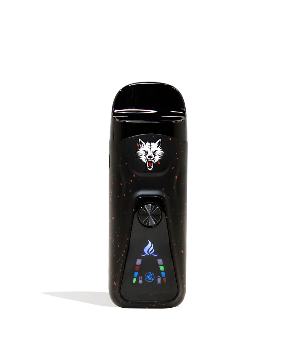 WULF FLEX VAPORIZADOR HERBAL BLACK RED SPATTER