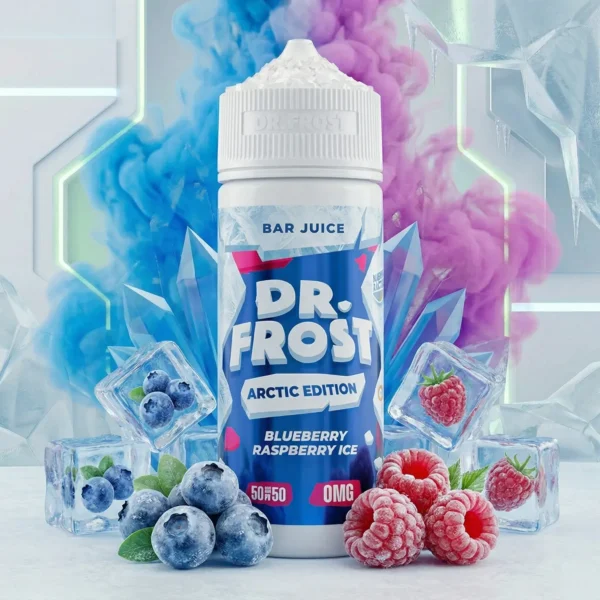 DR FROST – BLUEBERRY RASPBERRY ICE – 120ML