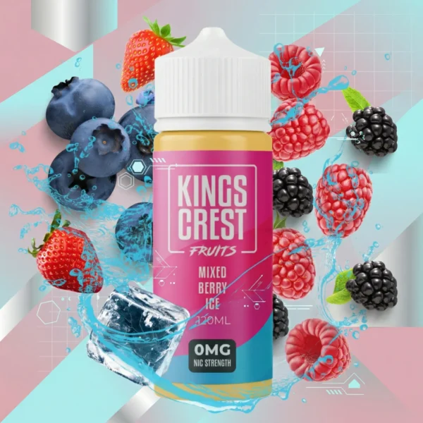 KING’S CREST FRUITS – MIXED BERRY ICE – 120ML